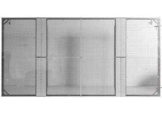pantalla transparente de la pantalla LED P7.81 de los 7.8MM para la tienda de cristal, diseño ligero del gabinete
