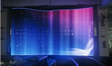 Pared de cortina transparente al aire libre de la pantalla del vidrio LED de SMD P10 para el concierto vocal