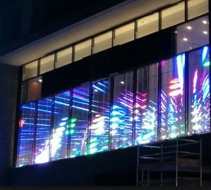 Pantalla LED transparente al aire libre al aire libre de P5 SMD para la publicidad constructiva