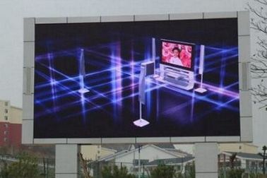 Pantalla LED a todo color al aire libre P10 de Smd 3528, haciendo publicidad de las pantallas a todo color impermeables