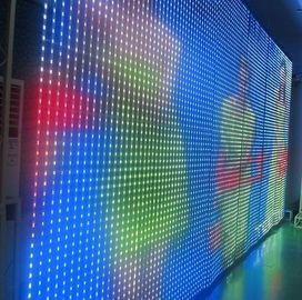 IP65 pantalla transparente impermeable del vidrio LED/pantalla de visualización de cristal clara a todo color
